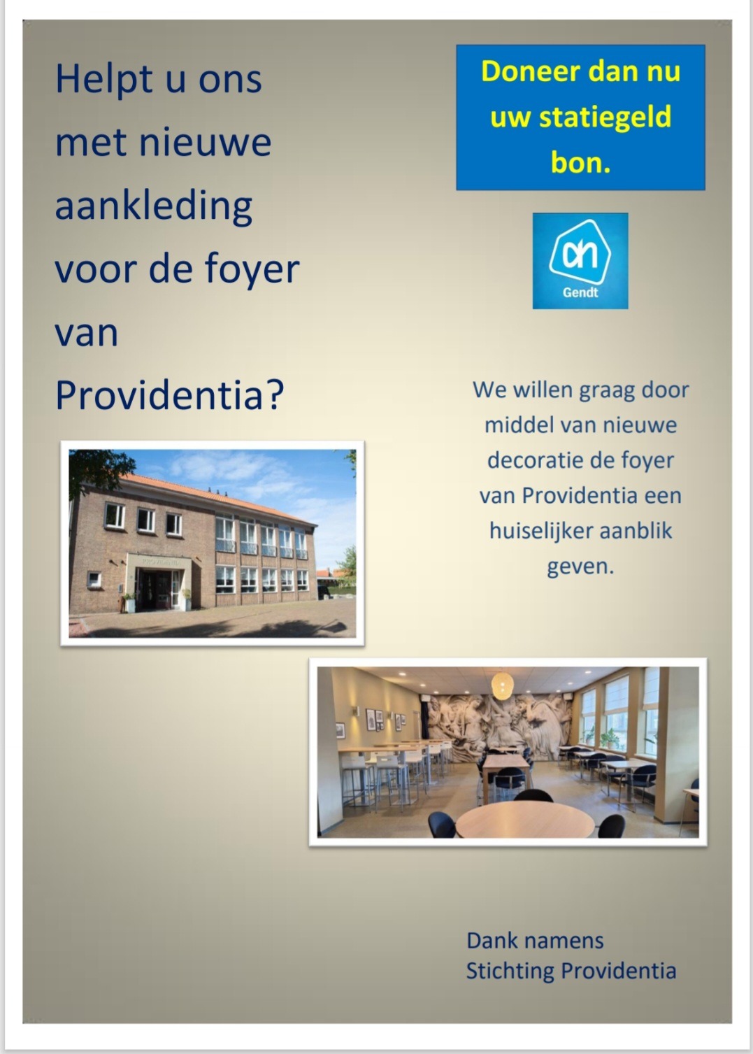 AH statiegeld actie voor Providentia