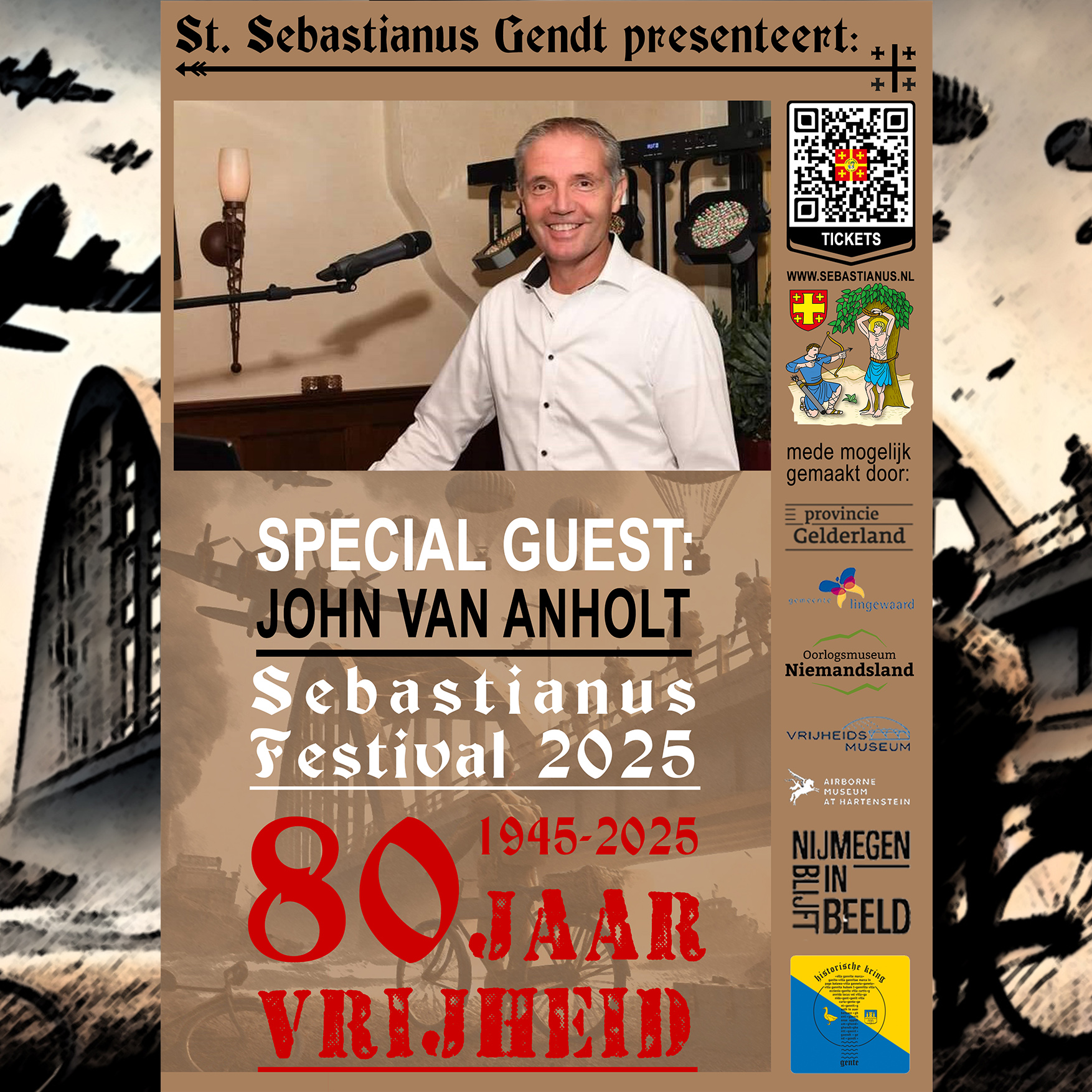 John van Anholt zingt op Sebastianus Festival 