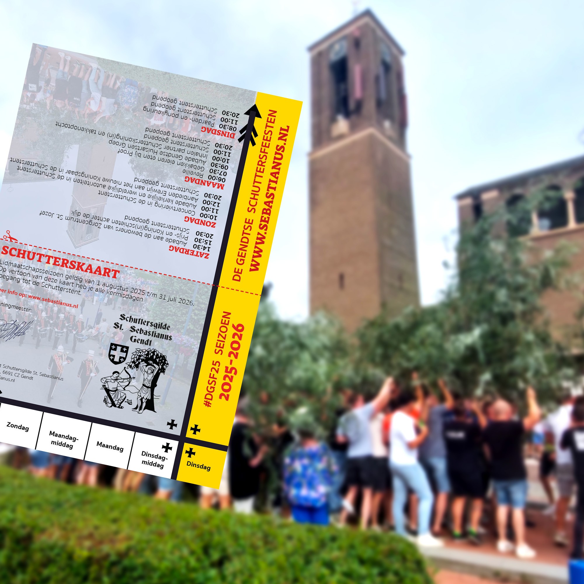 schutterskaart start DGSF25
